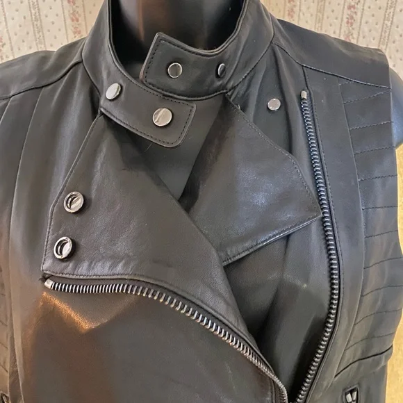 J Brand Leather Vest - Picture 2 of 11